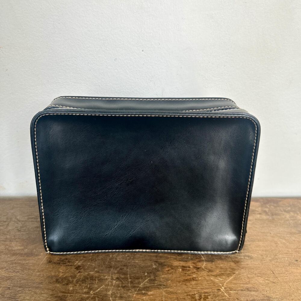 90s Black Faux Leather Clutch | Evening Bag | Date Night Purse